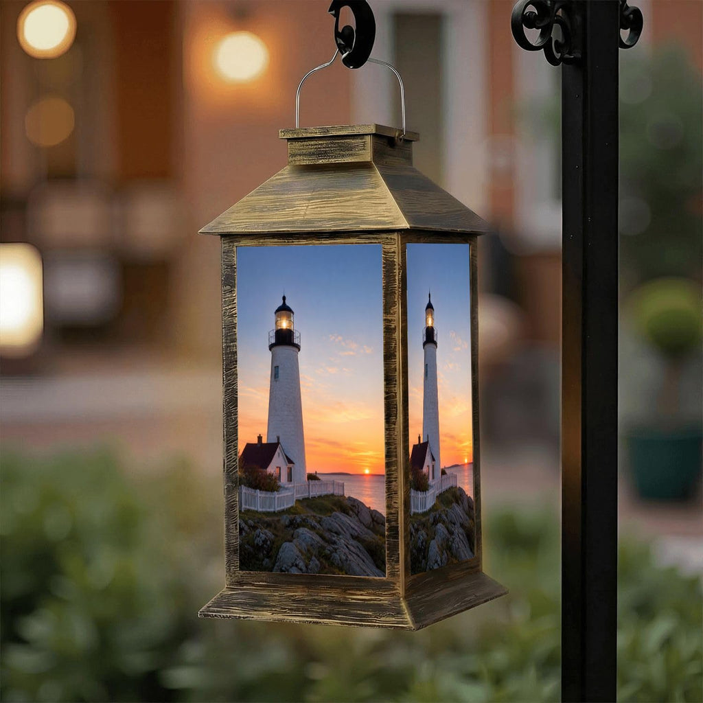 Solar Lantern Outdoor Waterproof LED Hanging Solar Lights M391175