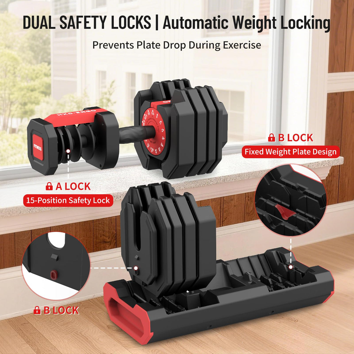 15 in 1 Adjustable Dumbbell Weight I38167