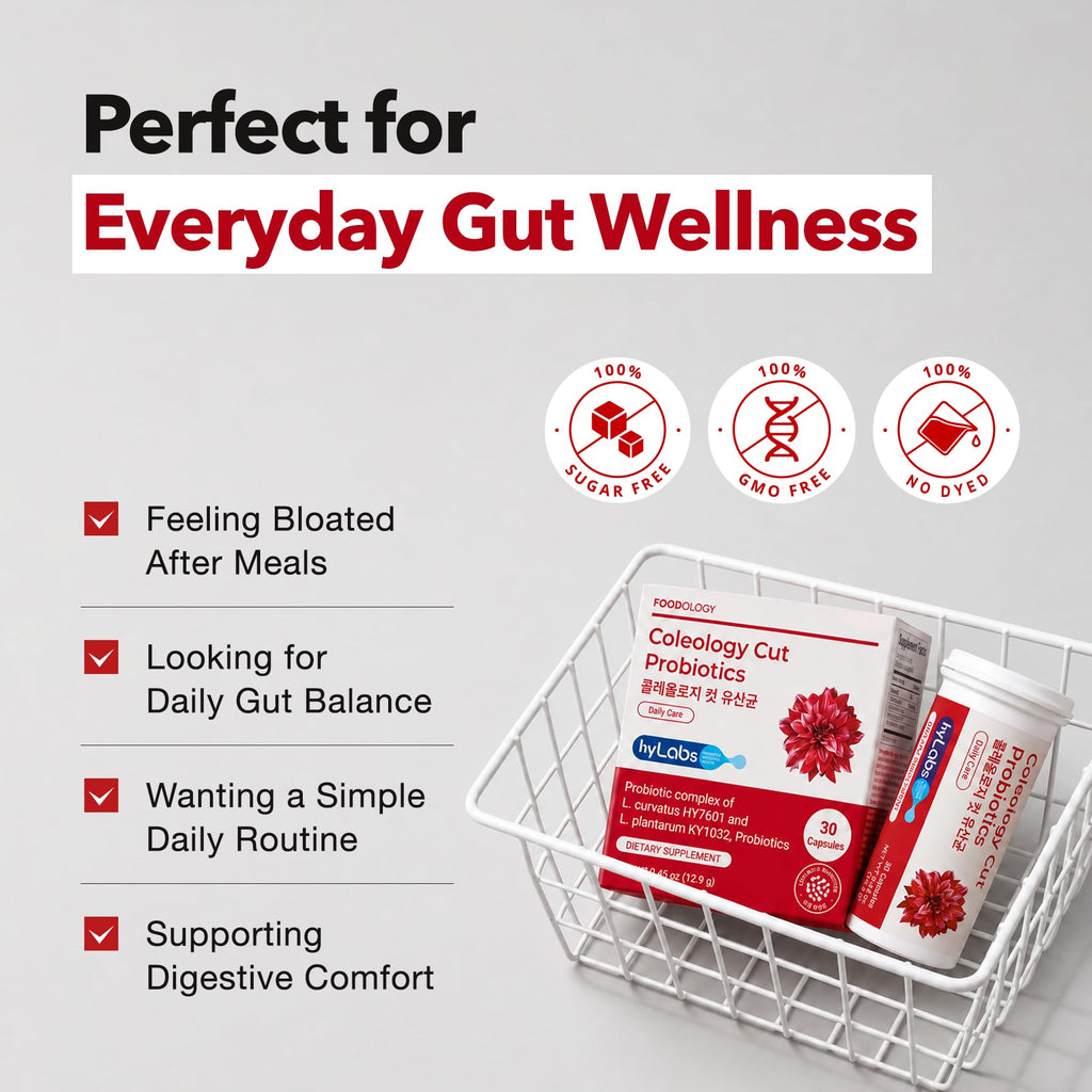 Probiotics for Bloating Relief 30 Capsules W8548