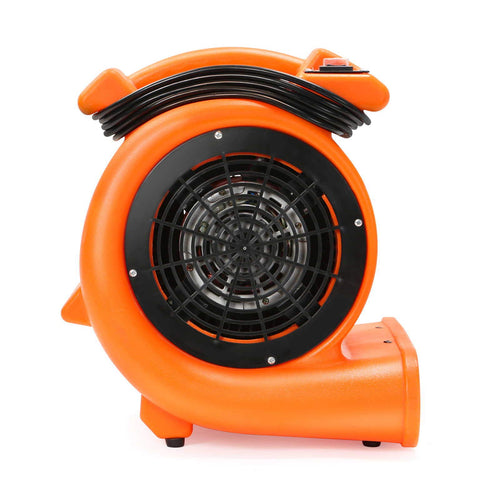 2 Speed 1/2 HP Orange Air Mover Floor Fan O9264