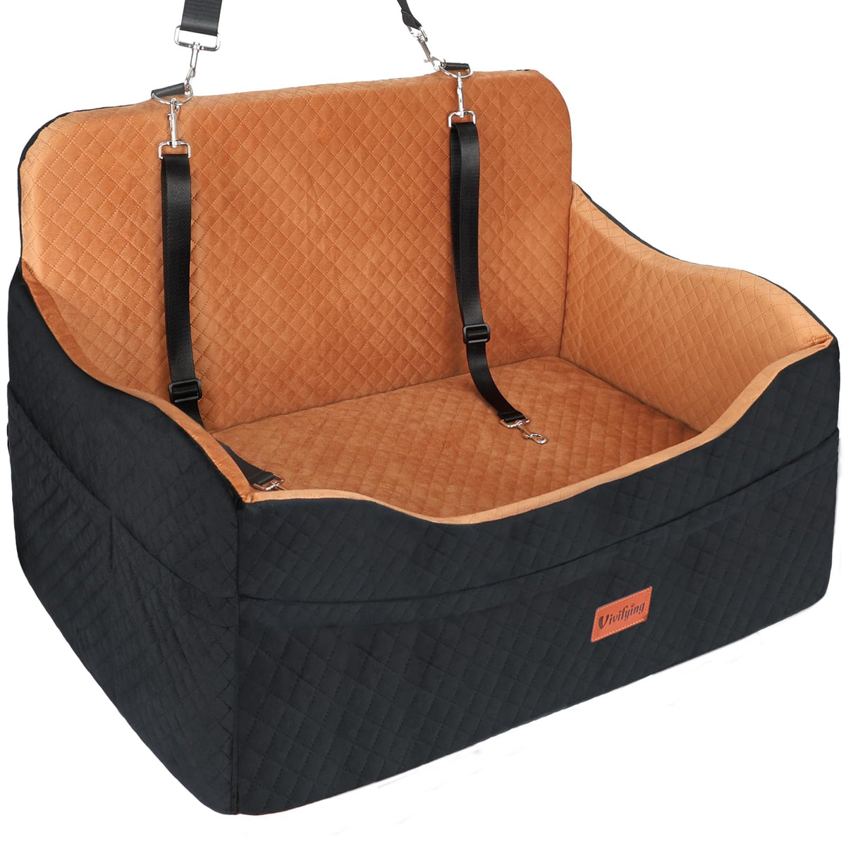 Large Dog Car Seat with 4 in Cushion G695