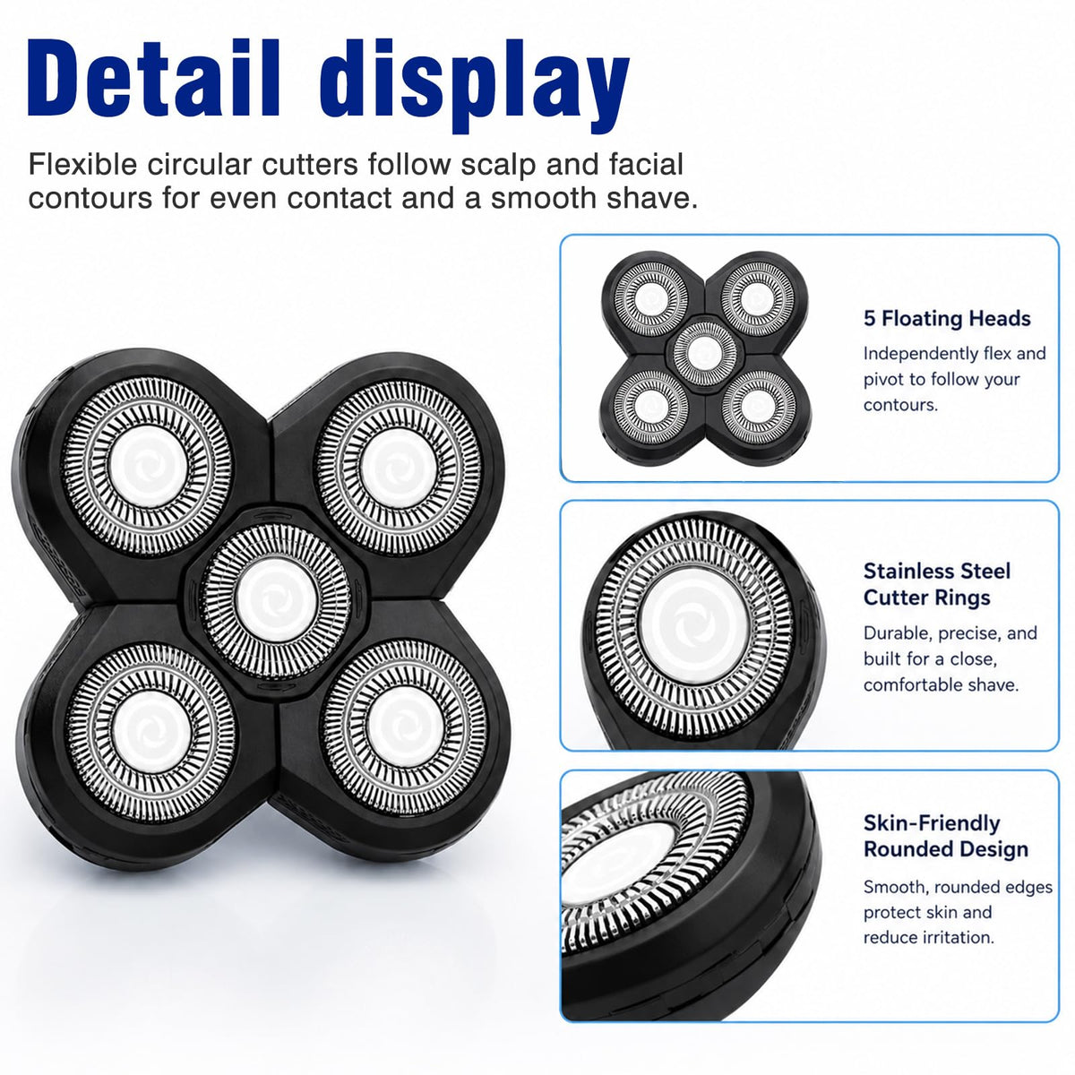 5 Pack Replacement Blades for Electric Razor I432603