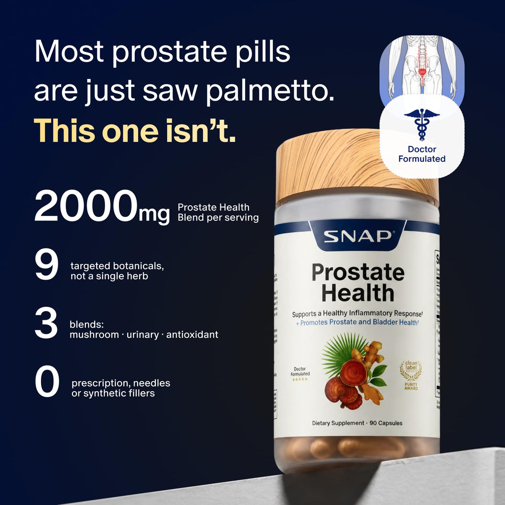 Prostate Health + Nitric Oxide Booster Bundle, 90+60 Caps W45856