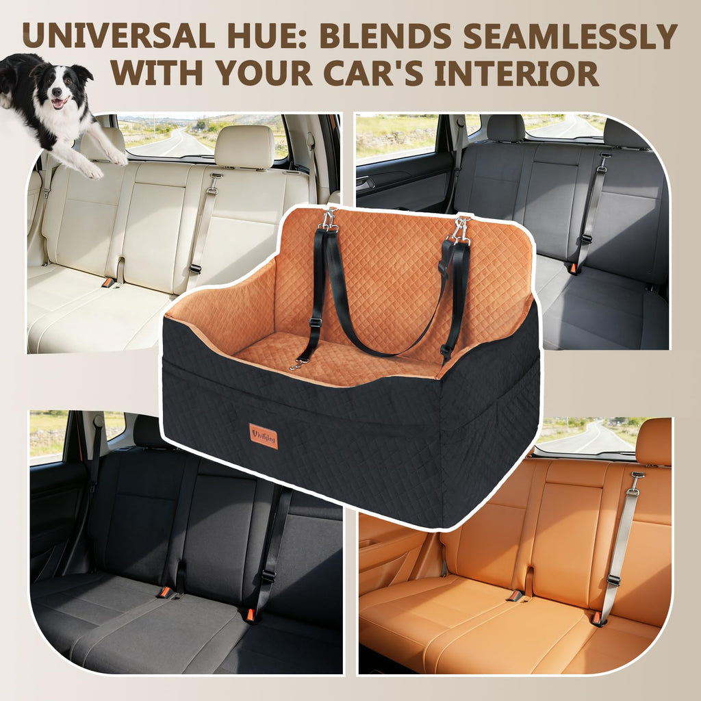 Large Dog Car Seat with 4 in Cushion G695