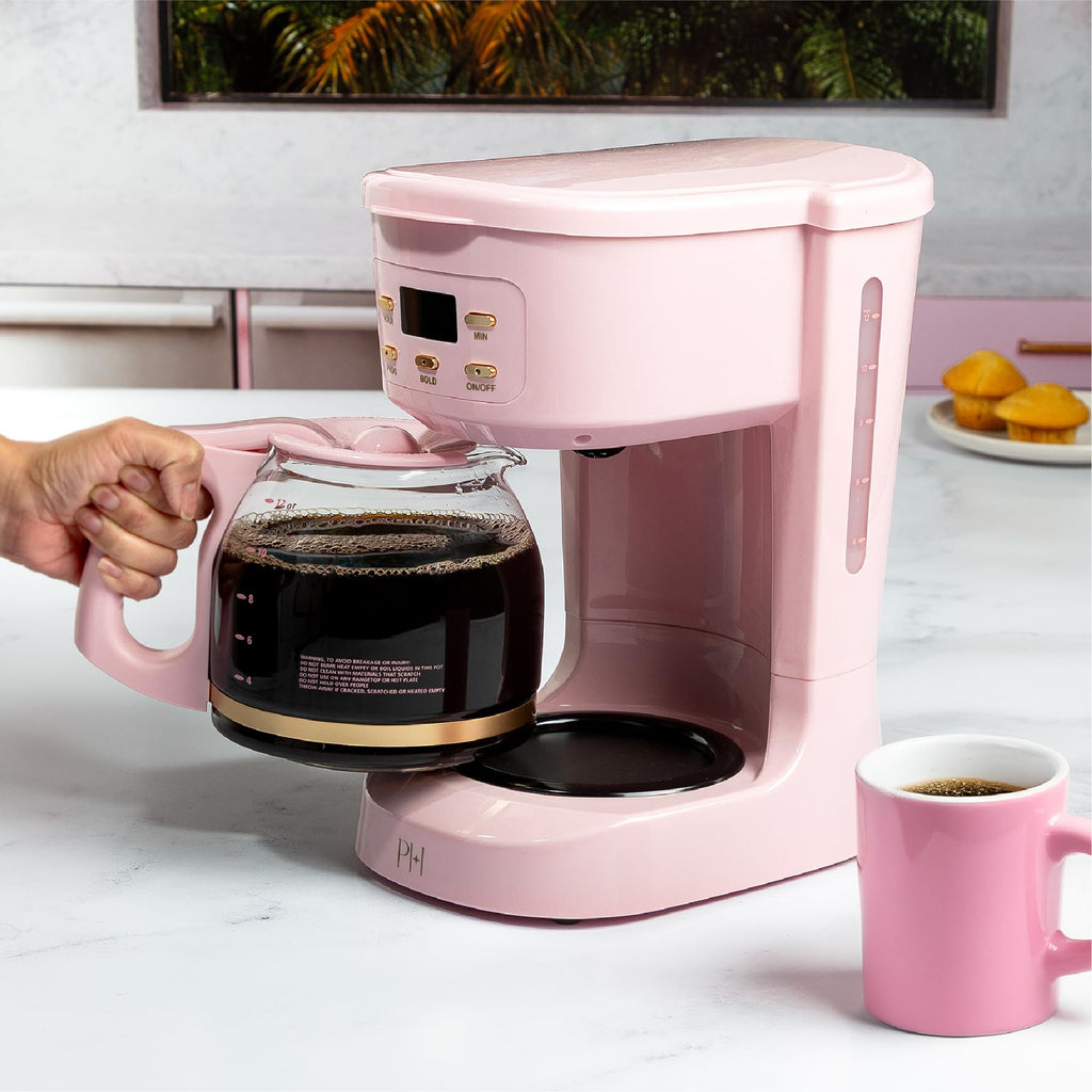 12-Cup Programmable Drip Coffee Maker with Glass Carafe V3240