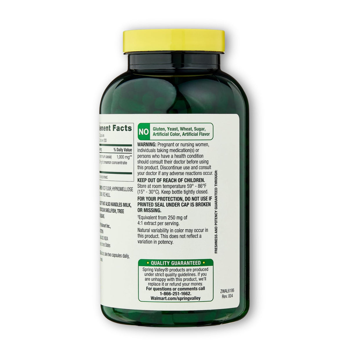 Cinnamon Extract Capsules 400 Count N66904