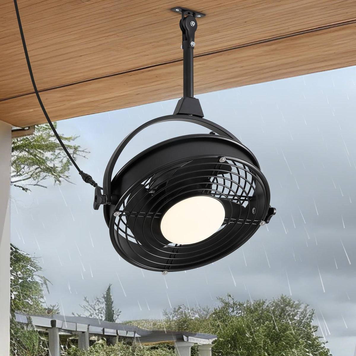 20" Outdoor Ceiling Fan with Lights T2301