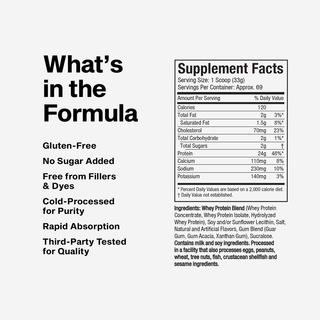 Whey Protein Powder Vanilla Cream 5LB G279204
