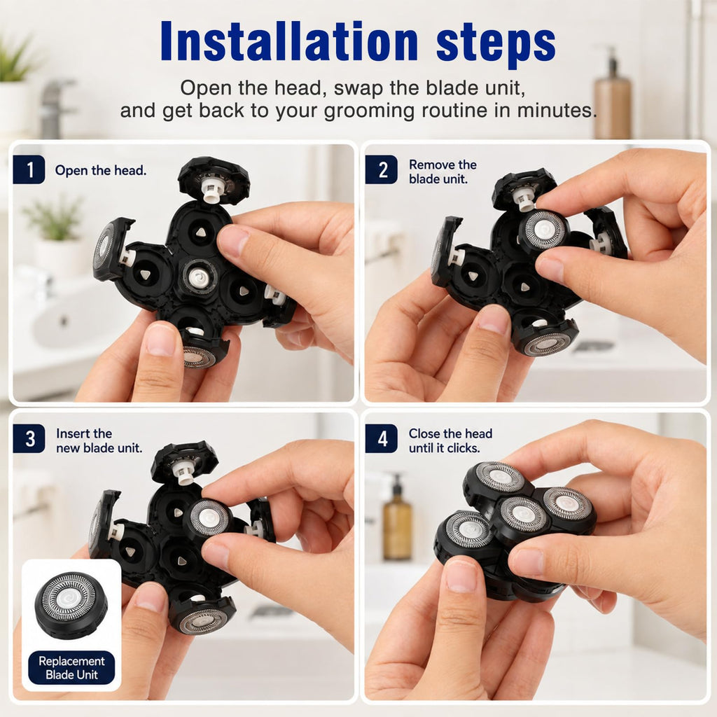5 Pack Replacement Blades for Electric Razor I432603