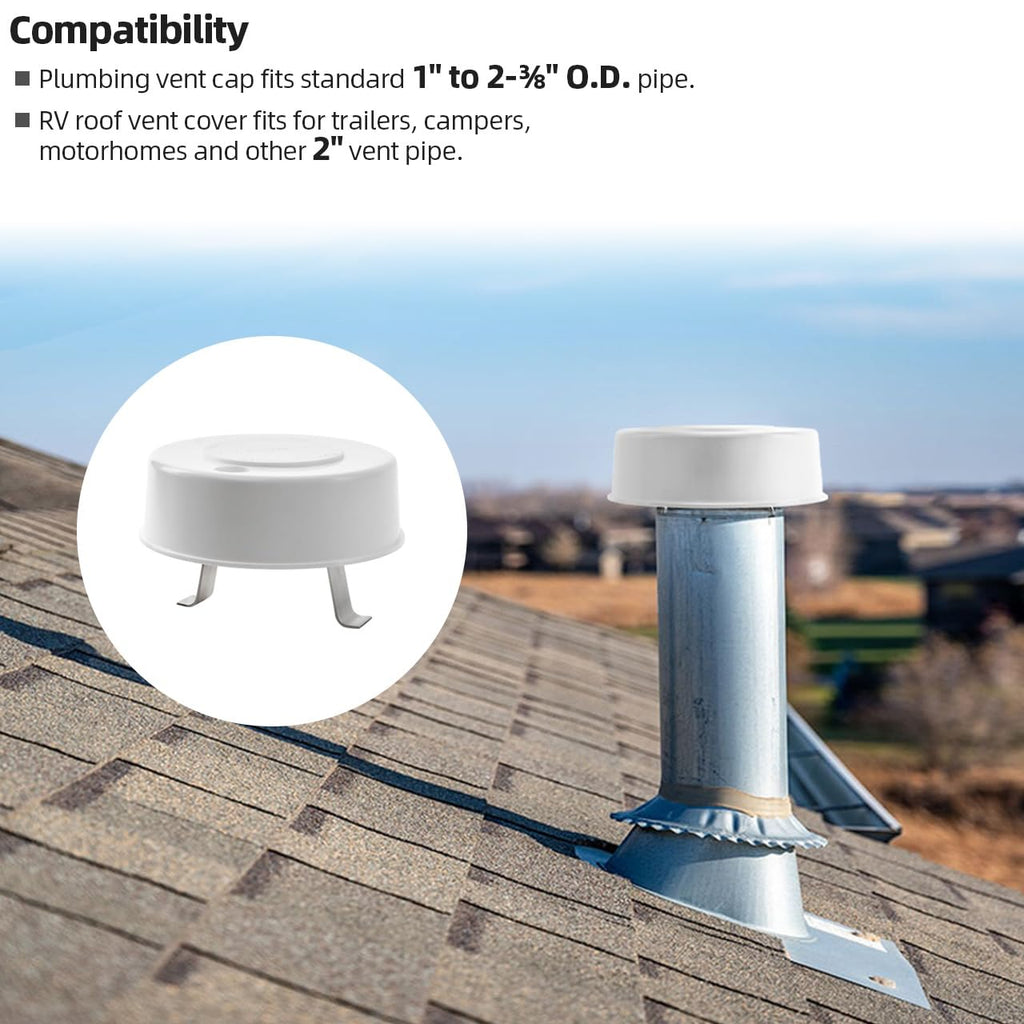 2 Pcs RV Roof Vent Cap Z310878