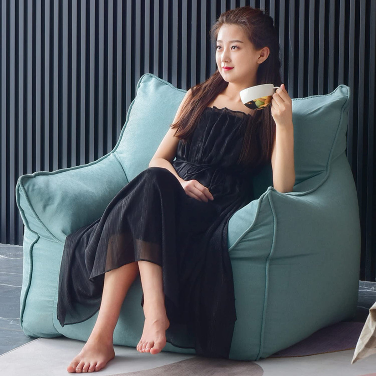 Yellow Bean Bag Chair E982
