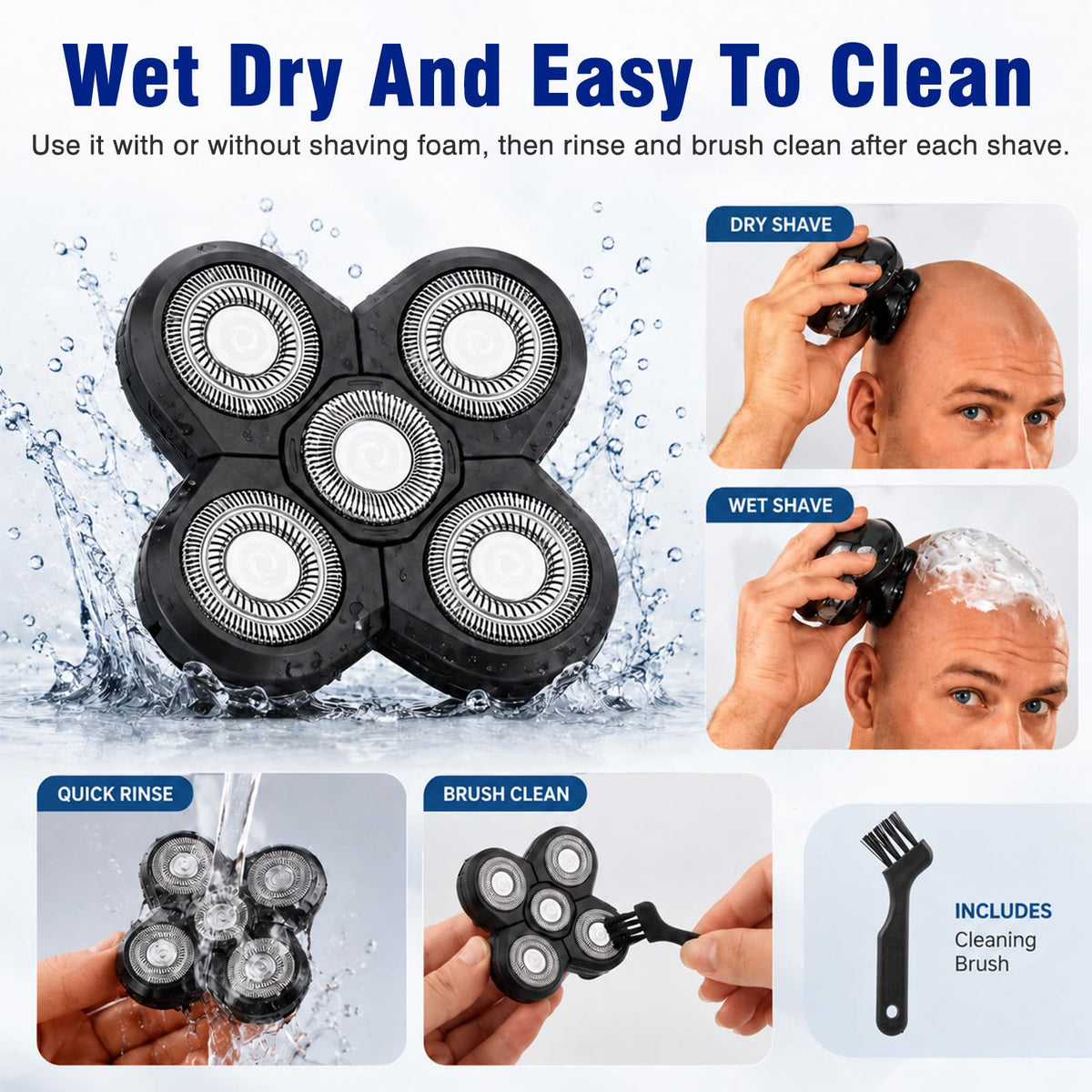 5 Pack Replacement Blades for Electric Razor I432603
