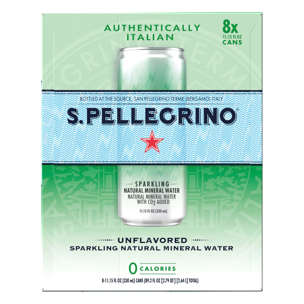 Sparkling Natural Mineral Water 11.15 Fl Oz 8-Pack O423