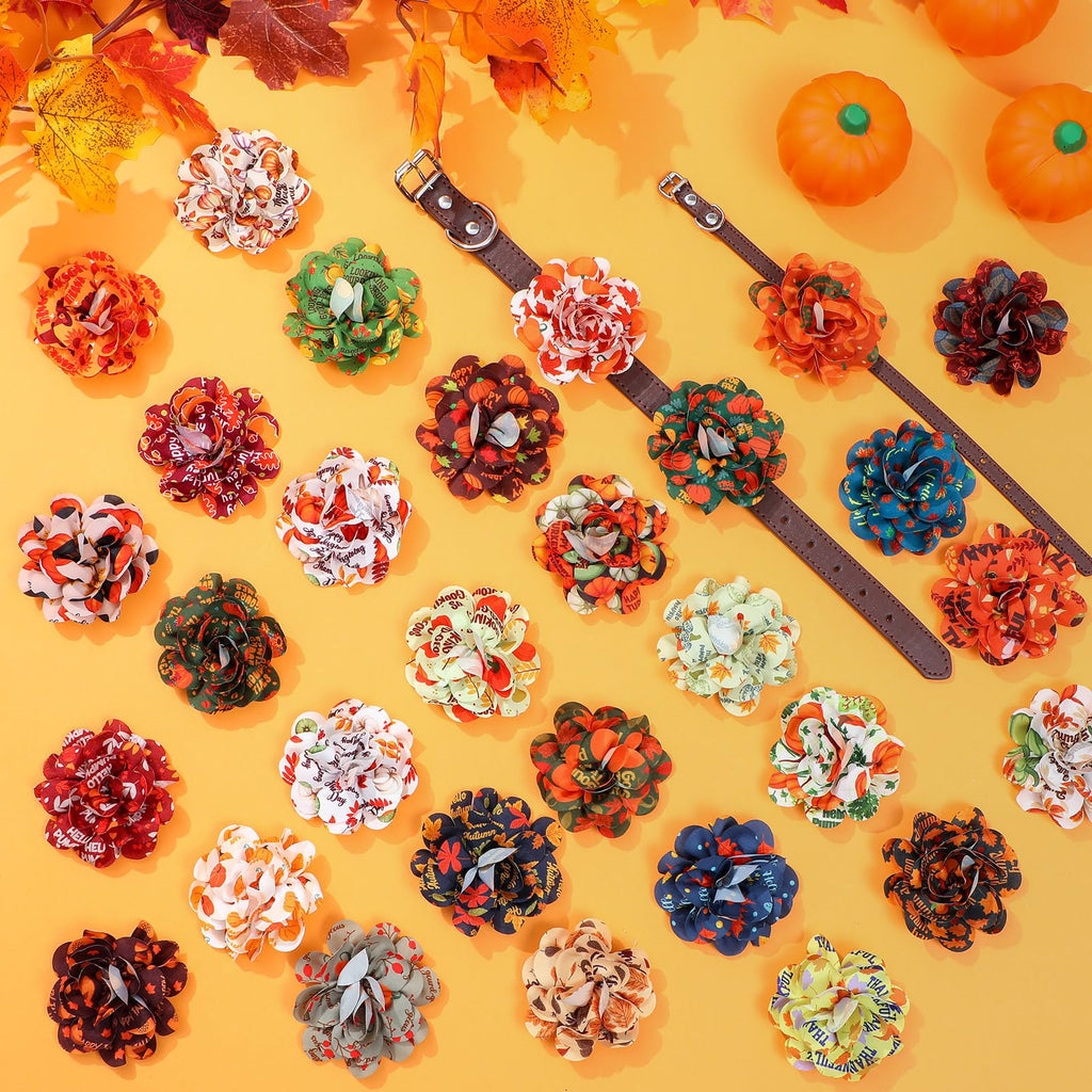 60 Pcs Fall Pet Bow G64178