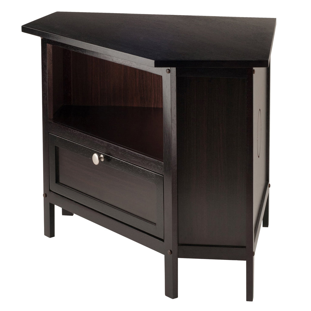 Espresso Corner TV Stand A6063