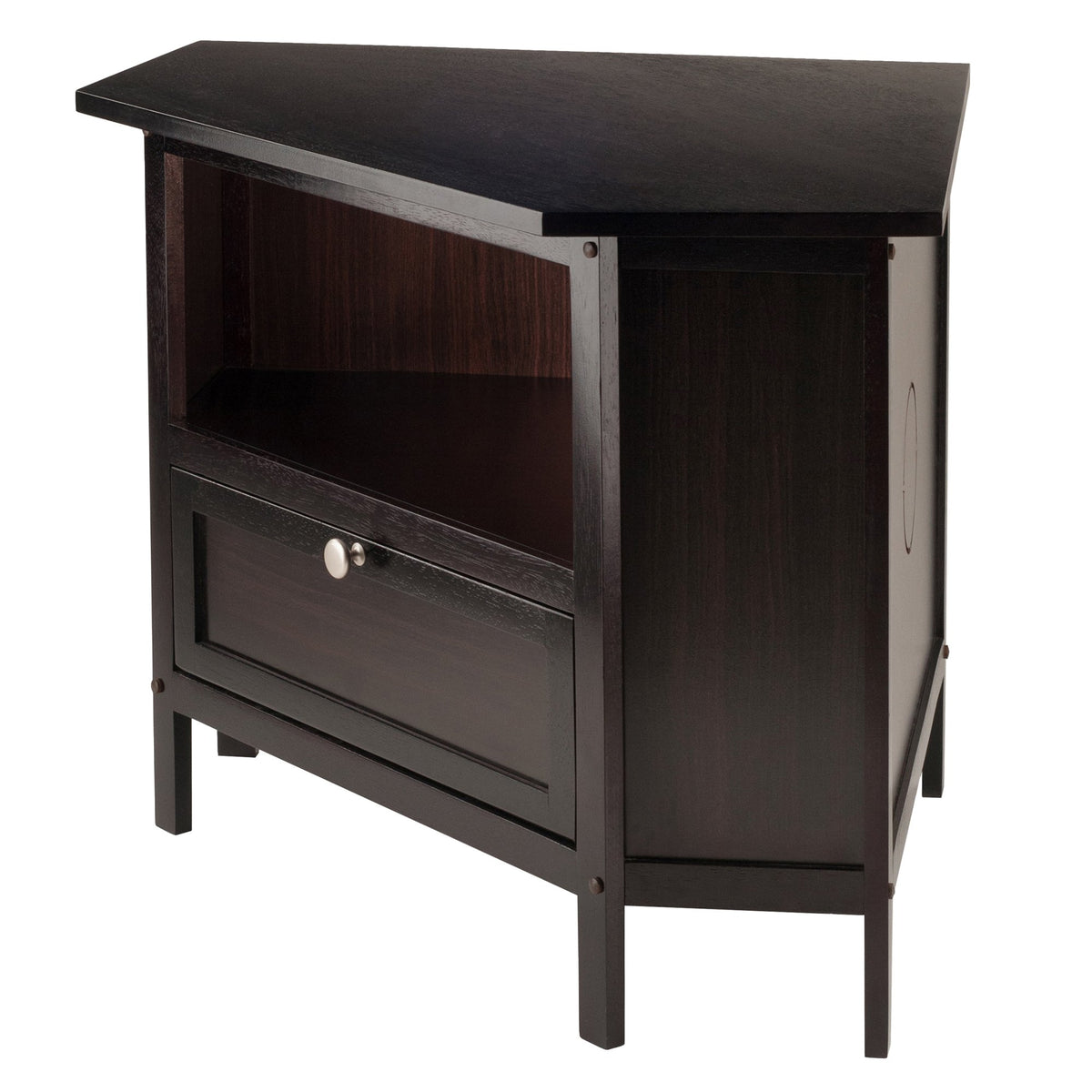 Espresso Corner TV Stand A6063