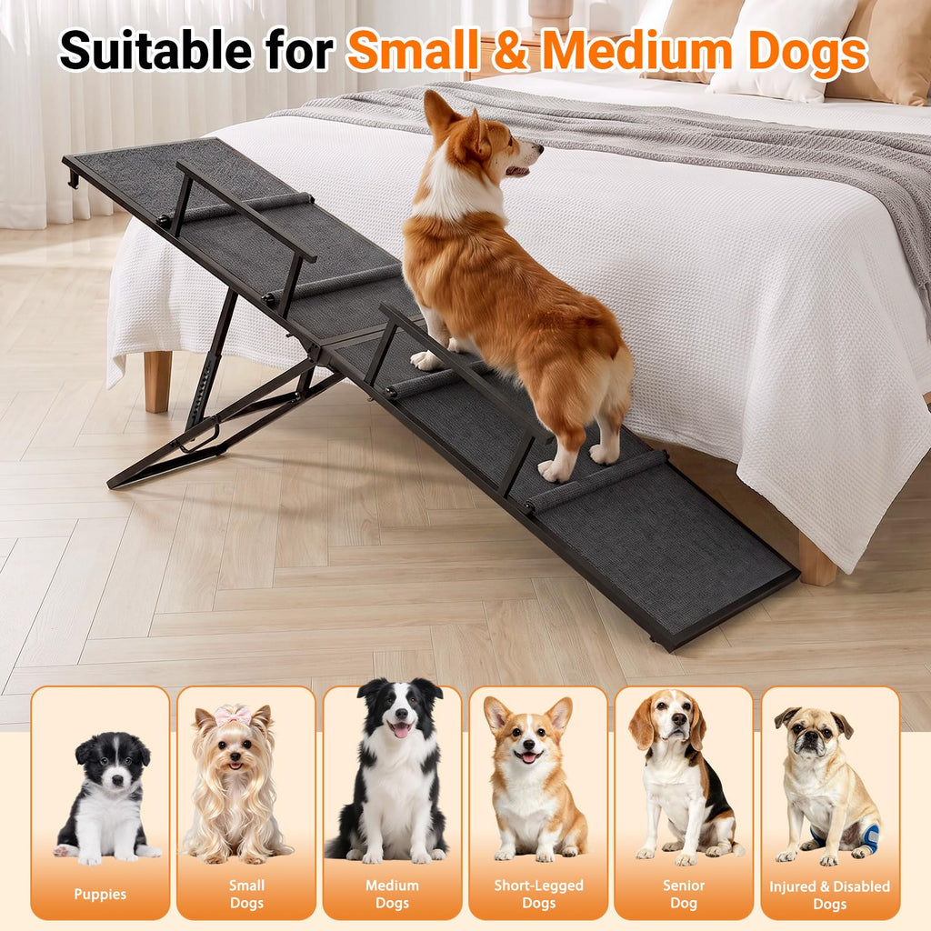 63" Foldable Metal Dog Ramp T459709