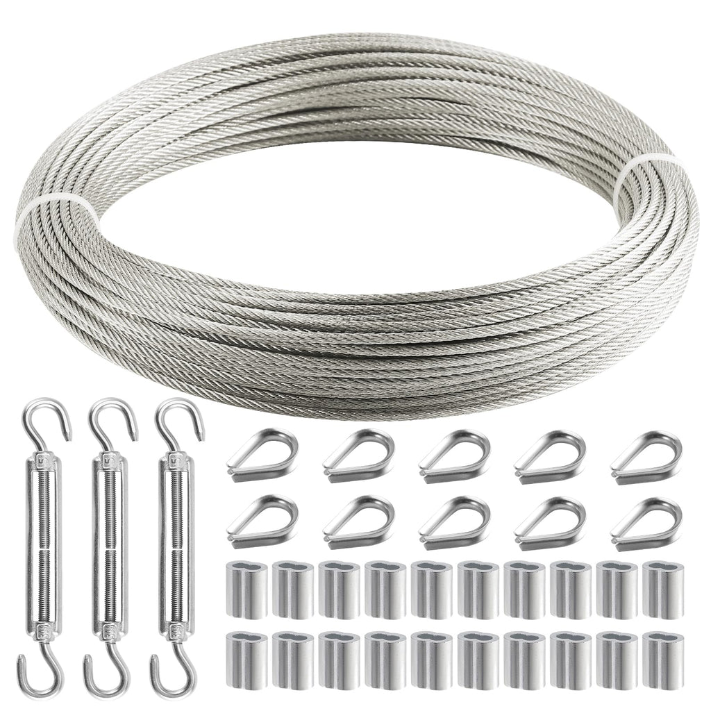 1/8 Inch 120FT Stainless Steel Wire Rope M6016