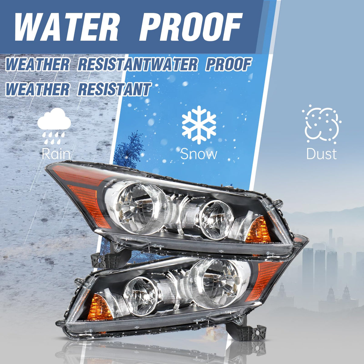Headlights Assembly Replacement 4Dr T3351