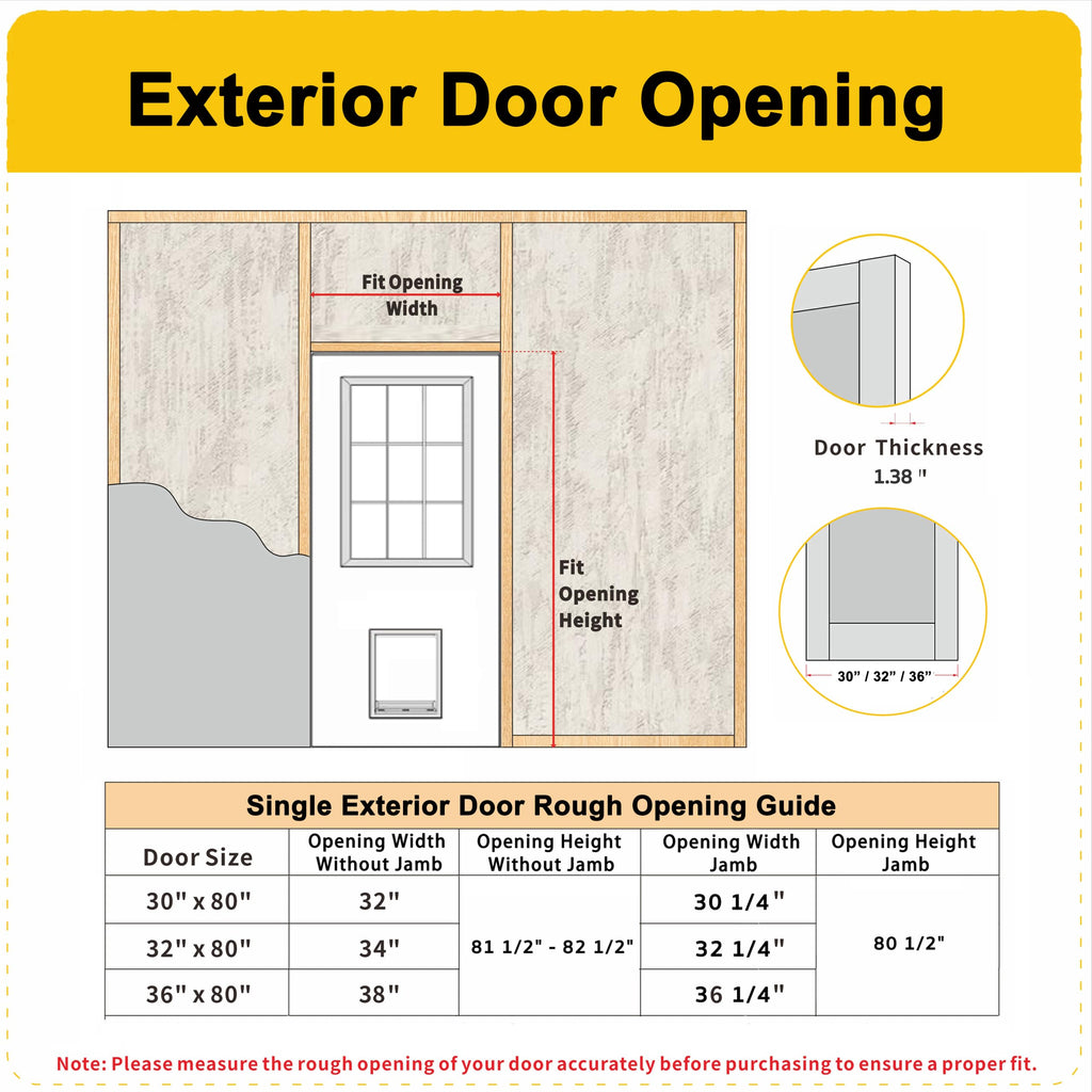 36"x 80" 9-Lite Clear Glass Exterior Door P715