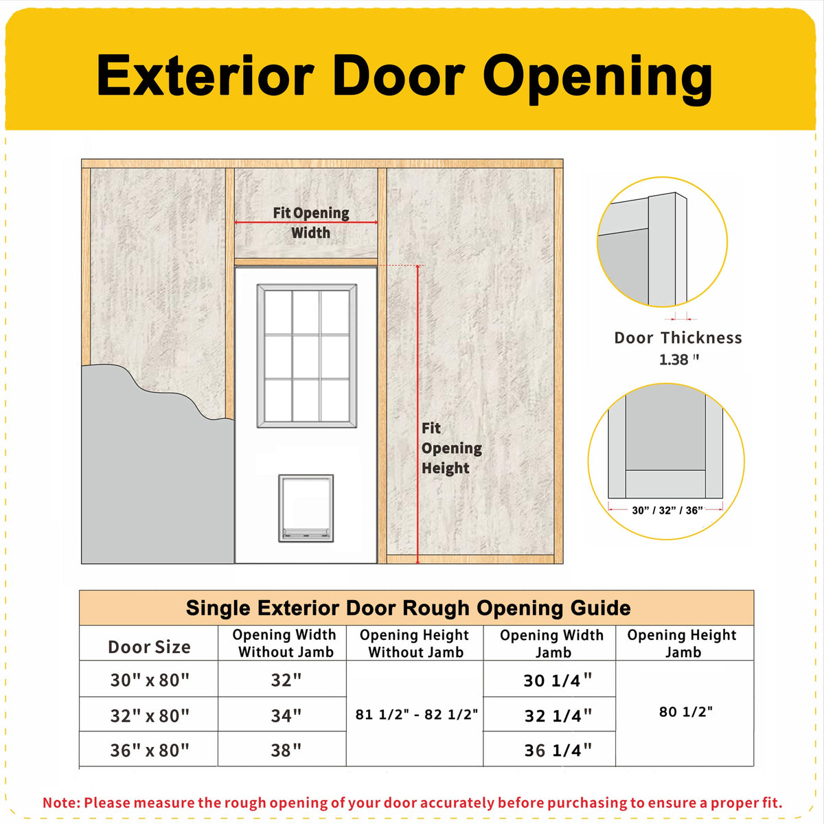 36"x 80" 9-Lite Clear Glass Exterior Door P715