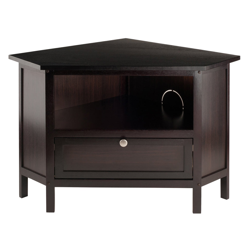 Espresso Corner TV Stand A6063