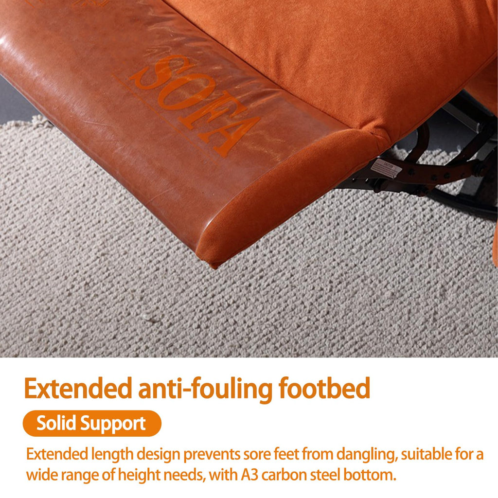 Gray Velvet Swivel Rocking Reclining Sofa U890462