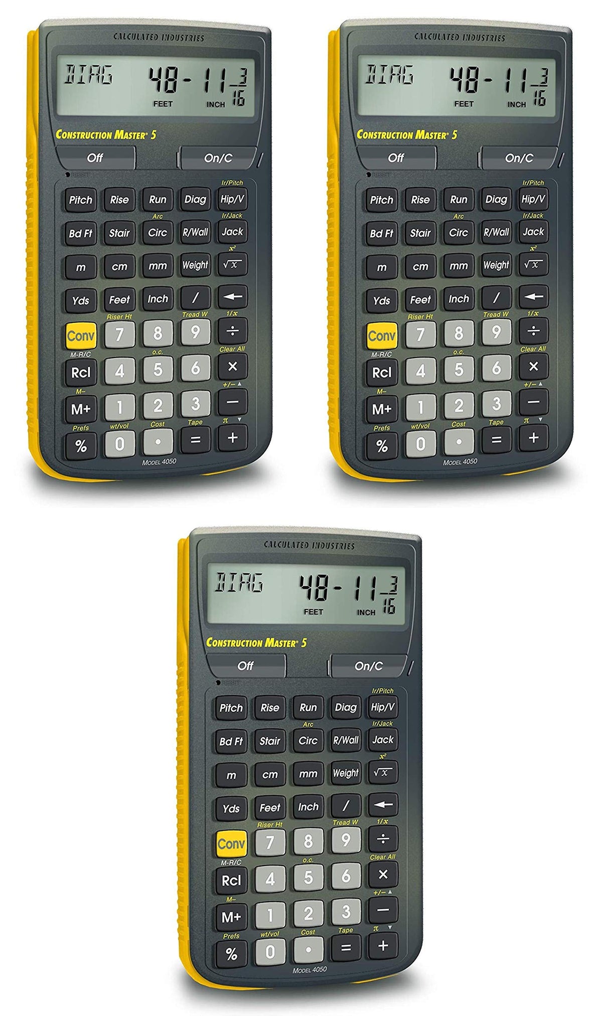 Construction Calculator Pack of 3 C448969