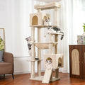 70” XXL Cat Tree Tower with Oversized Bed I3517