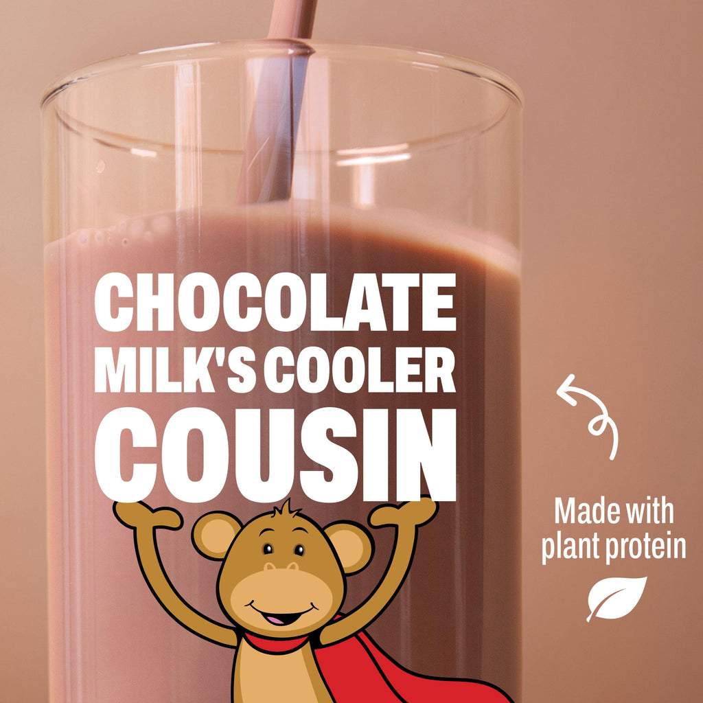 Organic Vegan Kids Protein Shakes Chocolate 8 Fl Oz 12 Pack P214