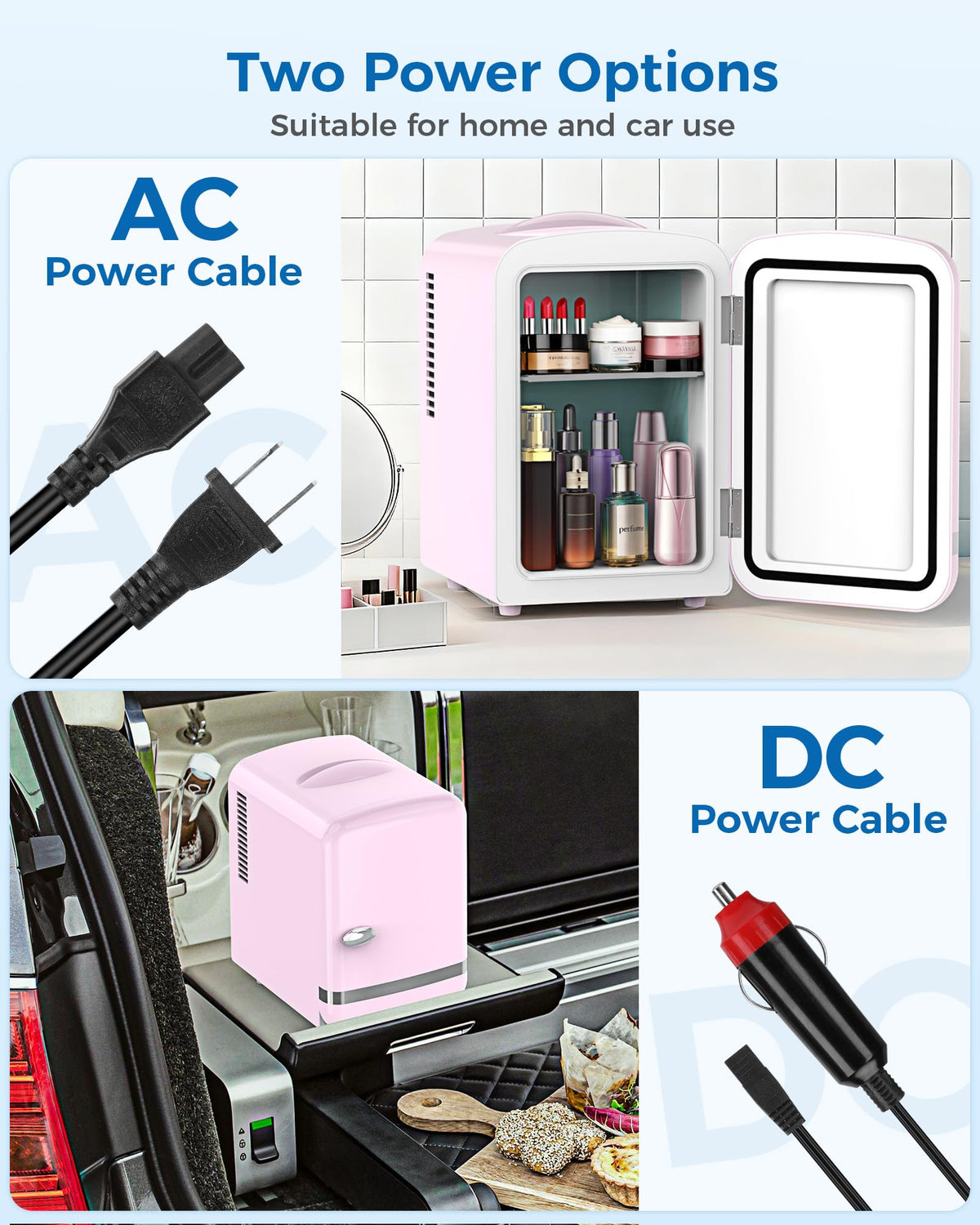 Mini Fridge 4L 6 Cans Pink R11005