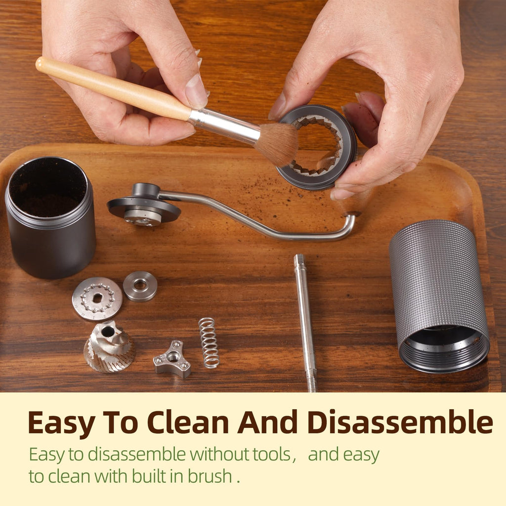 Manual Coffee Grinder with Stainless Steel Burrs A276