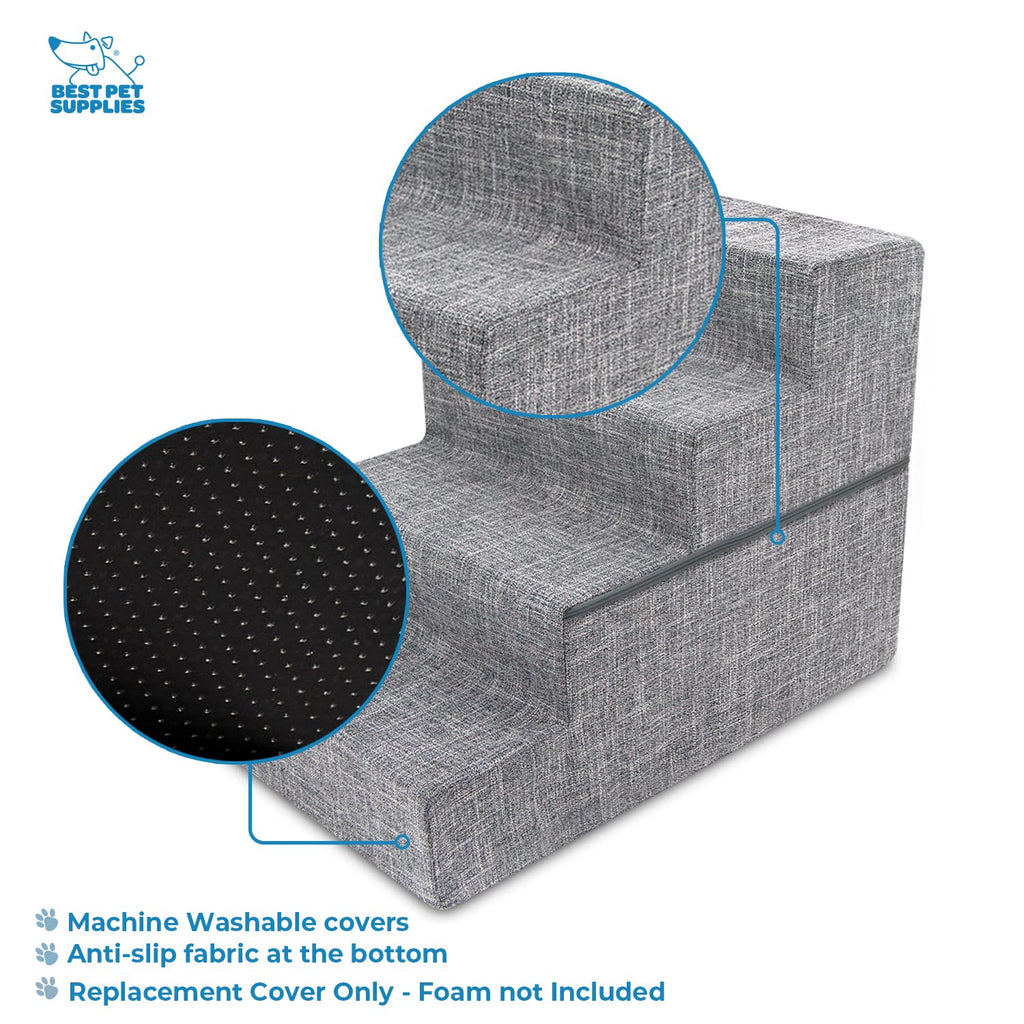 Foldable 4-Step Foam Pet Stairs R437093