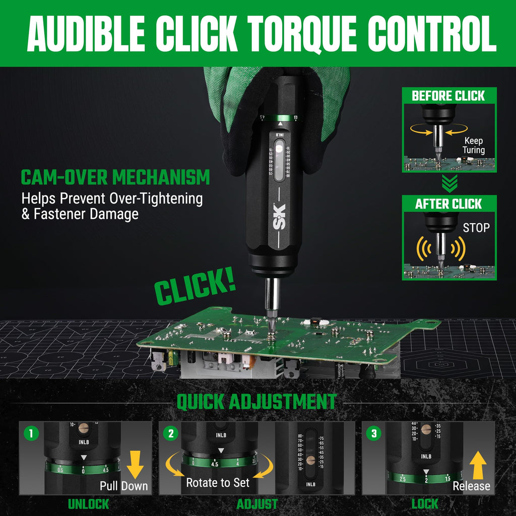 33-Piece Torque Screwdriver Set V453