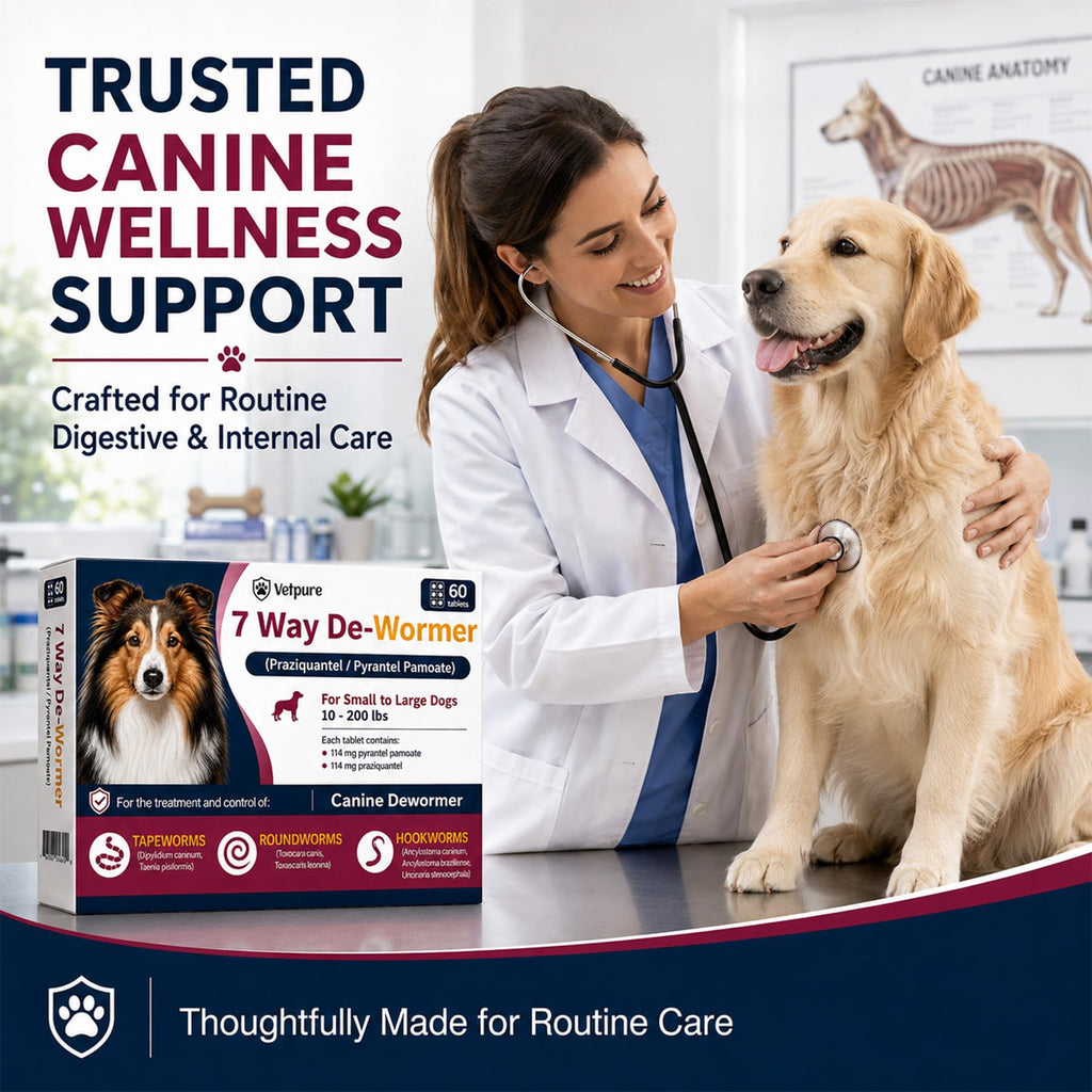 Dog Dewormer Tablets 60 Count E4014