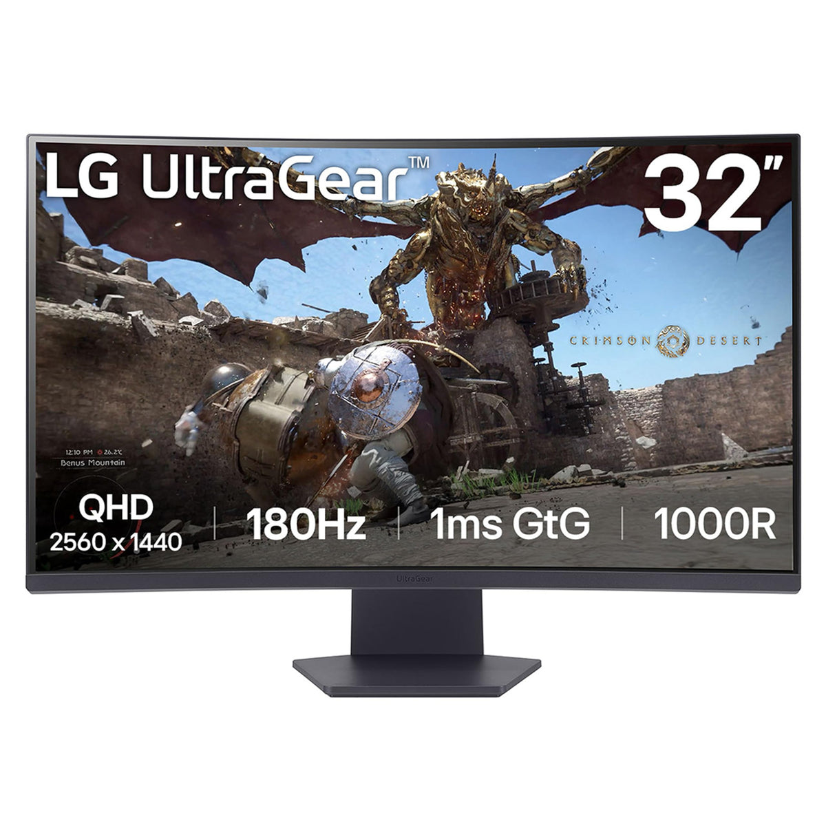 32-inch Curved QHD 180Hz 1ms Gaming Monitor H6102