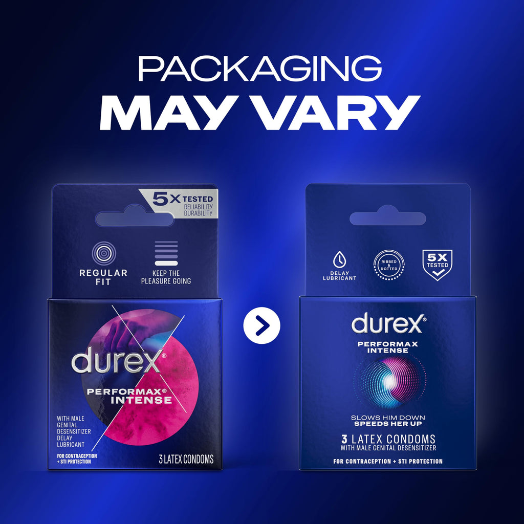 Ribbed Dotted Lubricated Latex Condoms, 3 Count K376475