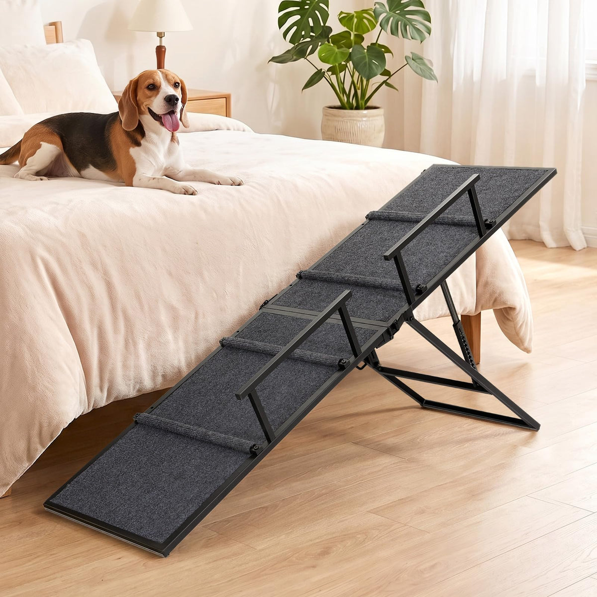 63" Foldable Metal Dog Ramp T459709