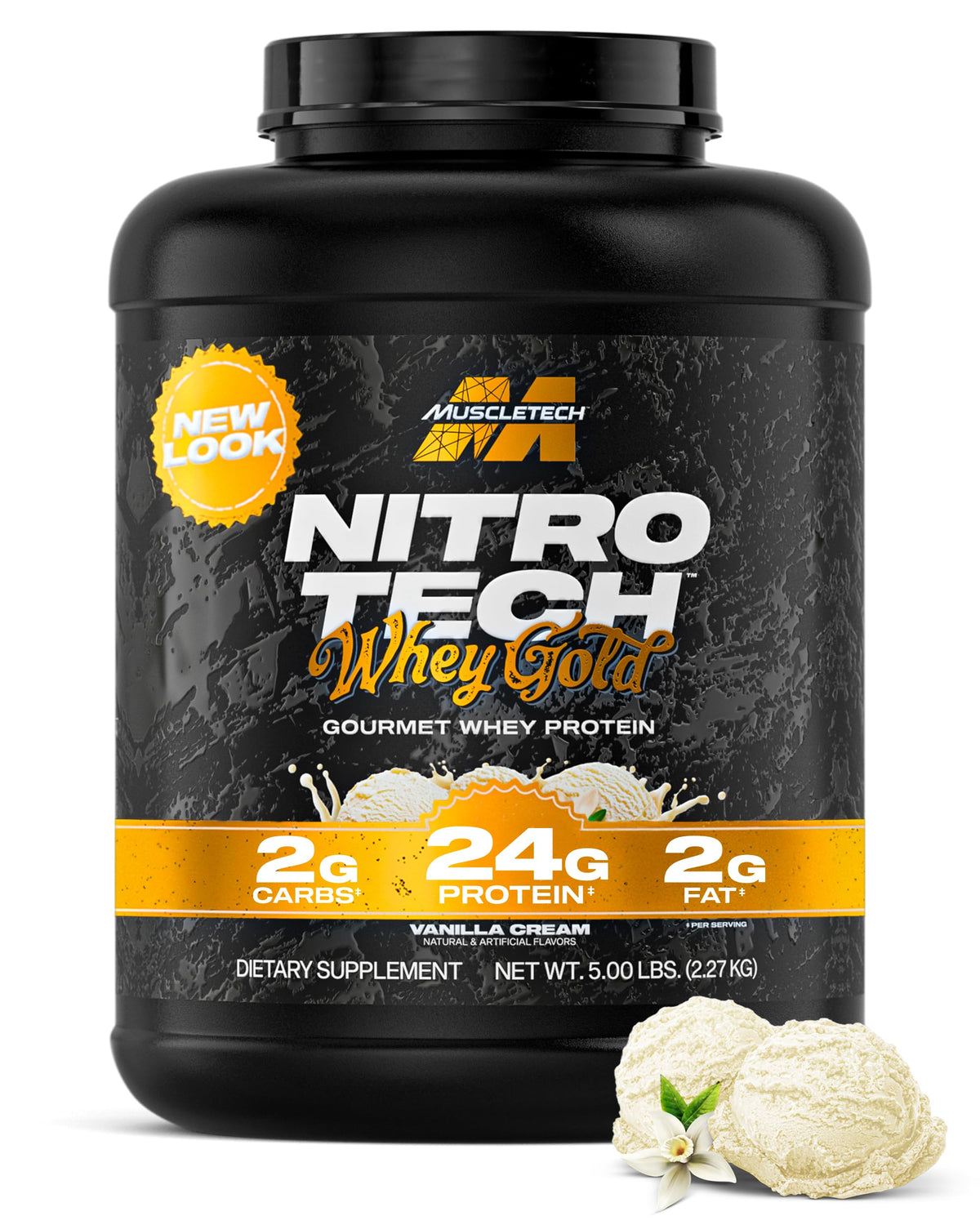 Whey Protein Powder Vanilla Cream 5LB G279204