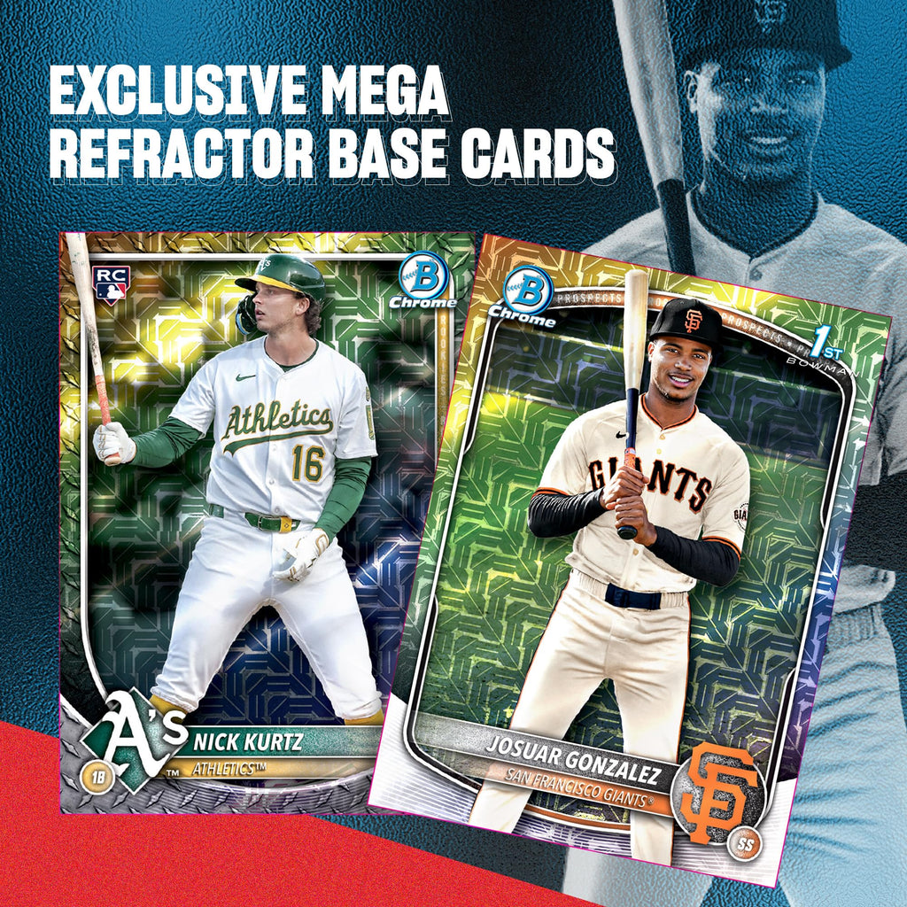 2025 Bowman Chrome MLB Baseball Mega Box D5604