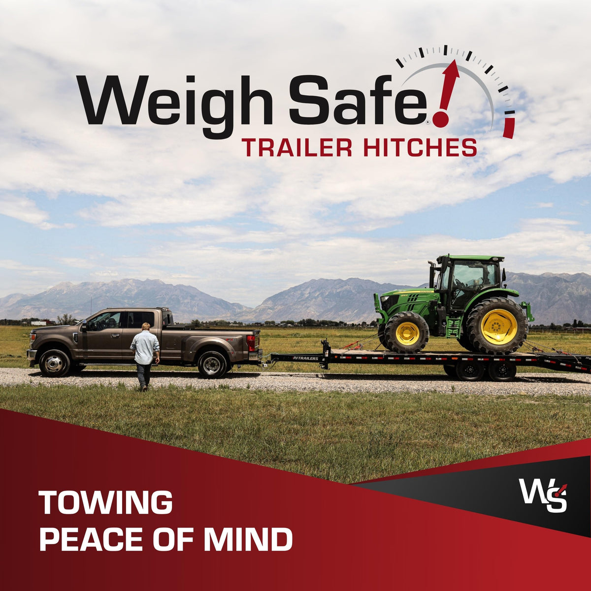 Weight Distribution Hitch with Anti-Sway, 6" Drop, 2" Shank, 8,500-lb Towing Capacity J481534