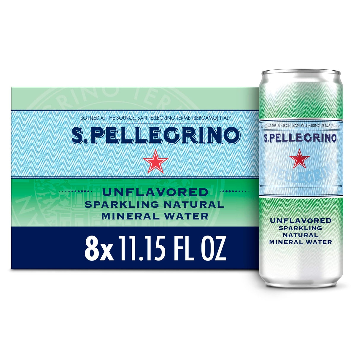 Sparkling Natural Mineral Water 11.15 Fl Oz 8-Pack O423